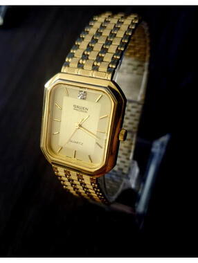 Rare Vintage Gruen Precision Diamond Mens Cocktail Watch
